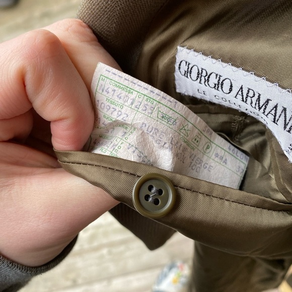 Vintage 100% Wool Giorgio Armani Jacket - Picture 10 of 16